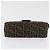 FENDI Zucca Canvas Mamma Baguette Shoulder Bag Black Brown Auth 182801V Marrone Nero - vista 5