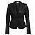 Akris Punto Black Grid Pattern Jacquard Jacket
