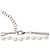 Gioielli CHANEL CC in Perla Bianca - 103521 Bianco - vista 6
