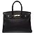 Hermès Borsa HERMES Birkin 35 in Pelle Nera - 103558 Nero - vista 2