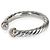 Anillo abierto Petite Cable en oro amarillo y plata de ley David Yurman - vista 3