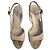 Sandali con zeppa Guess by Marciano in tela beige