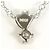 Autre Marque Platin-Halskette mit Diamant - Ansicht 3