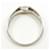 Autre Marque Platinring mit Diamant  - Ansicht 3