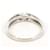 Autre Marque Platinring mit Diamant  - Ansicht 4