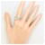 Autre Marque Platin-Diamant-Ring  - Ansicht 6