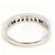 Autre Marque PT900 Platinring mit Diamant - Ansicht 3