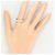 Autre Marque PT900 Platinring mit Diamant - Ansicht 6