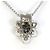 Autre Marque PT850 Platin-Halskette mit Diamant - Ansicht 3