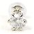 Autre Marque PT900 Platin Diamant Ohrstecker - Ansicht 2