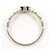 Autre Marque Platinring mit Diamant  - Ansicht 3