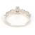 Autre Marque Platinring mit Diamant  - Ansicht 4