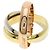 Anello Trinity Cartier in oro giallo rosa e bianco - vue 7