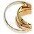 Anello Trinity Cartier in oro giallo rosa e bianco - vue 8