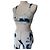 Autre Marque Set Kapital Tie-Dye con Crop Top e Pantaloni Flare Rosa Bianco Blu - vista 2