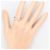 Autre Marque 14K Weißgold Ringband Golden - Ansicht 5