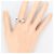 Autre Marque Anello a fascia in oro bianco 14K D'oro - vista 5
