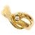 Autre Marque 18K Gelbgold Diamantring Golden