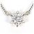 Autre Marque PT900 Platin-Halskette mit Diamant