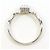 Autre Marque PT900 Platinring mit Diamant - Ansicht 2