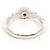 Autre Marque PT900 Platinring mit Diamant - Ansicht 3