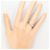 Autre Marque PT900 Platinring mit Diamant - Ansicht 5