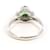 Autre Marque Platin-Ring mit Diamant und Jadeit  - Ansicht 3