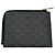 Céline Celine Triomphe Zip Around Wallet Leather Compact Brown