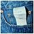 Maison Martin Margiela JEANS MAISON MARGIELA MM6 CON PANELES AL REVERSO Azul - vista 10