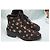 Chanel Black Canvas and Leather CC Logo Boots Golden - view 2