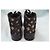 Chanel Black Canvas and Leather CC Logo Boots Golden - view 6