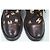 Chanel Black Canvas and Leather CC Logo Boots Golden - view 7