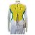 SET VINTAGE BIKER VERSACE JEANS COUTURE Bianco Blu Giallo - vista 3