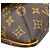 Borsa Musette Salsa Louis Vuitton in Canvas Monogram GM Marrone - vista 6