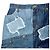 D&G GONNA IN DENIM VINTAGE PATCHWORK DOLCE & GABBANA Blu - vista 2