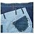 D&G GONNA IN DENIM VINTAGE PATCHWORK DOLCE & GABBANA Blu - vista 9