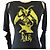 VERSACE JEANS COUTURE BAPHOMET MANGA LARGA Negro - vista 2