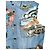 DOLCE & GABBANA 2004 DENIM-WESTE Blau Mehrfarben - Ansicht 7