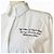 Off White OFF-WHITE 2021 PLISSEÉ HEMD KLEID Weiß - Ansicht 2