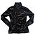 Camicia Chanel in raso nero con bottoni logo CC
