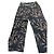 Autre Marque Captain Tortus weit geschnittene Hose mit Blumenprint Braun Schwarz