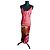 Abito lungo Desigual stampa multicolore Rosa Bianco Blu Giallo