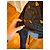 Falda cruzada vaquera patchwork Desigual Negro Azul Azul oscuro - vista 10
