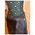 Falda cruzada vaquera patchwork Desigual Negro Azul Azul oscuro - vista 4