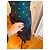 Falda cruzada vaquera patchwork Desigual Negro Azul Azul oscuro - vista 9
