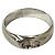 Tiffany & Co Tiffany Vintage Curved Heart Ring Silber