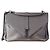 Saint Laurent Borsa Collège Large Pelle Croco Grigia Grigio