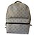 Louis Vuitton Monogram Leder Rucksack Grau