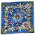 Carré Hermès Kachinas Kermit Oliver Blu Multicolore