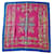 Carré di seta Hermès Scheherazade Rosso Blu  - vista 1